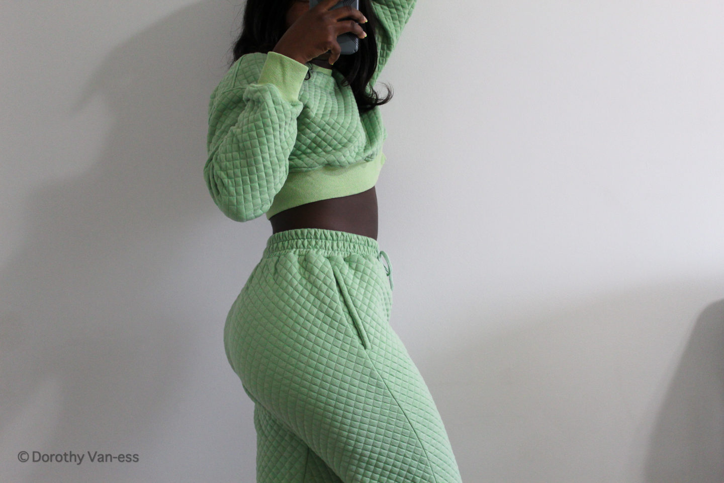 spring loungewear green set